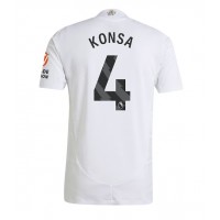 Camisa de Futebol Aston Villa Ezri Konsa #4 Equipamento Secundário 2024-25 Manga Curta